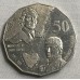 AUSTRALIA 1998 . FIFTY 50 CENTS COINS . DISCOVERY OF BASS STRAIT
